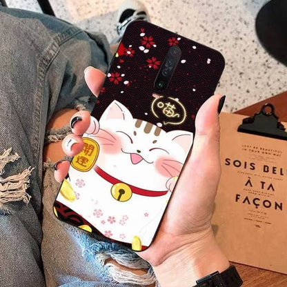 Android Xiaomi Japanese Cute Lucky Cat Kawaii Phone Case