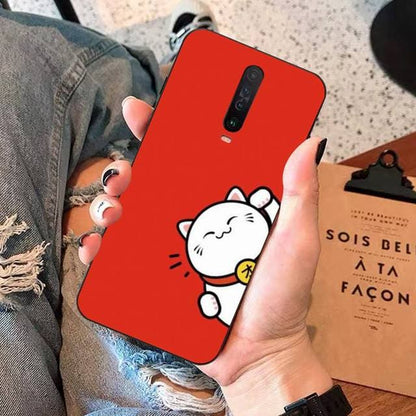 Android Xiaomi Japanese Cute Lucky Cat Kawaii Phone Case