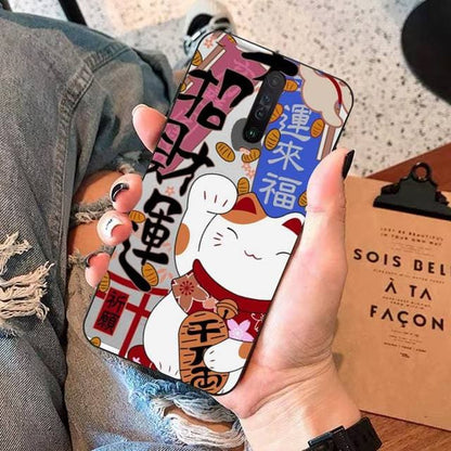 Android Xiaomi Japanese Cute Lucky Cat Kawaii Phone Case