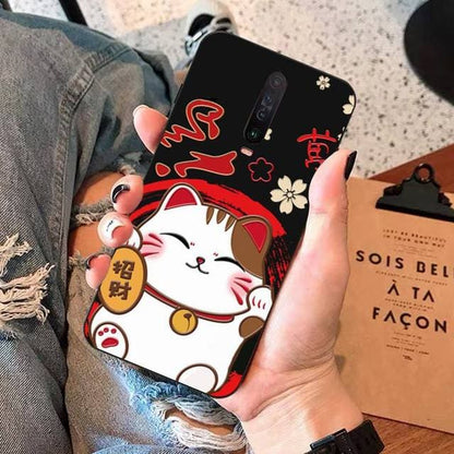 Android Xiaomi Japanese Cute Lucky Cat Kawaii Phone Case