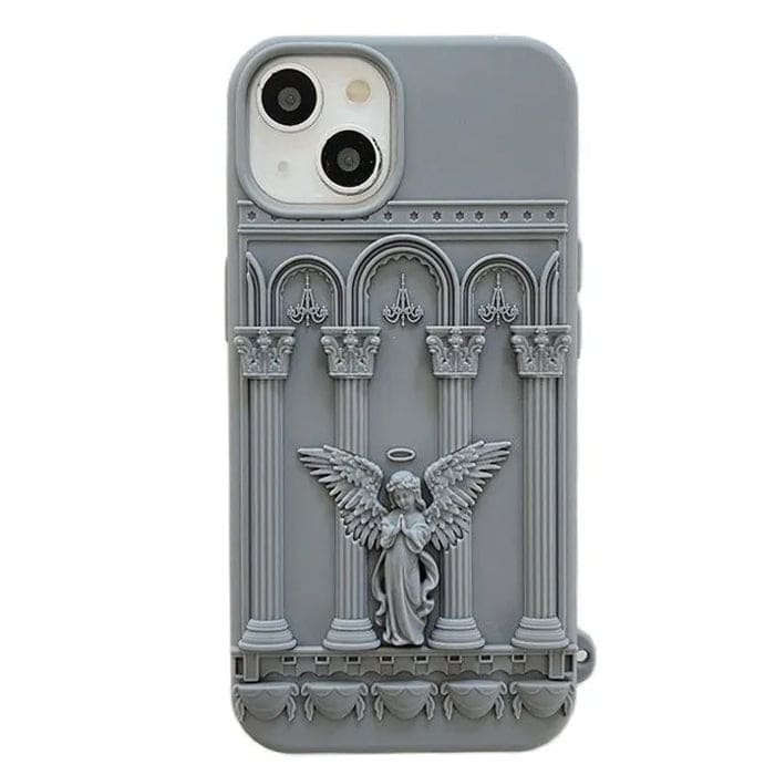 Angel Building IPhone Case - iPhone 11 / Grey - IPhone Case