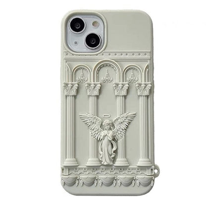 Angel Building IPhone Case - iPhone 11 / White - IPhone Case