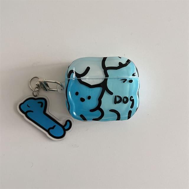 Animal Charm AirPods / Pro Earphone Case Skin - With Blue