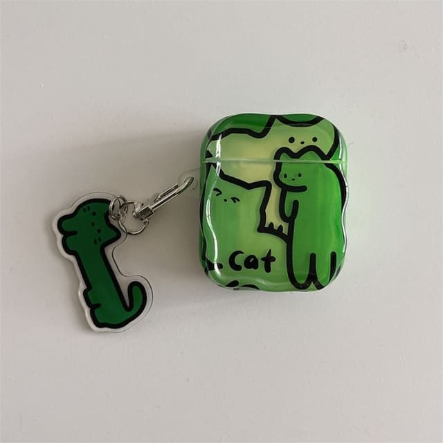 Animal Charm AirPods / Pro Earphone Case Skin - With Green