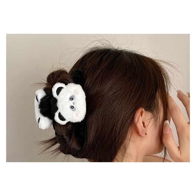 Animal Fleece Hair Claw