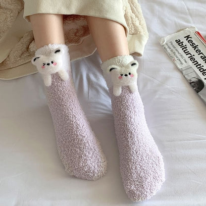 Animal Fluffy Socks