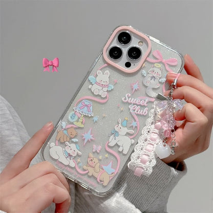 Animal Glitter Phone Case - iPhone 15 Pro Max / 15 Pro / 15