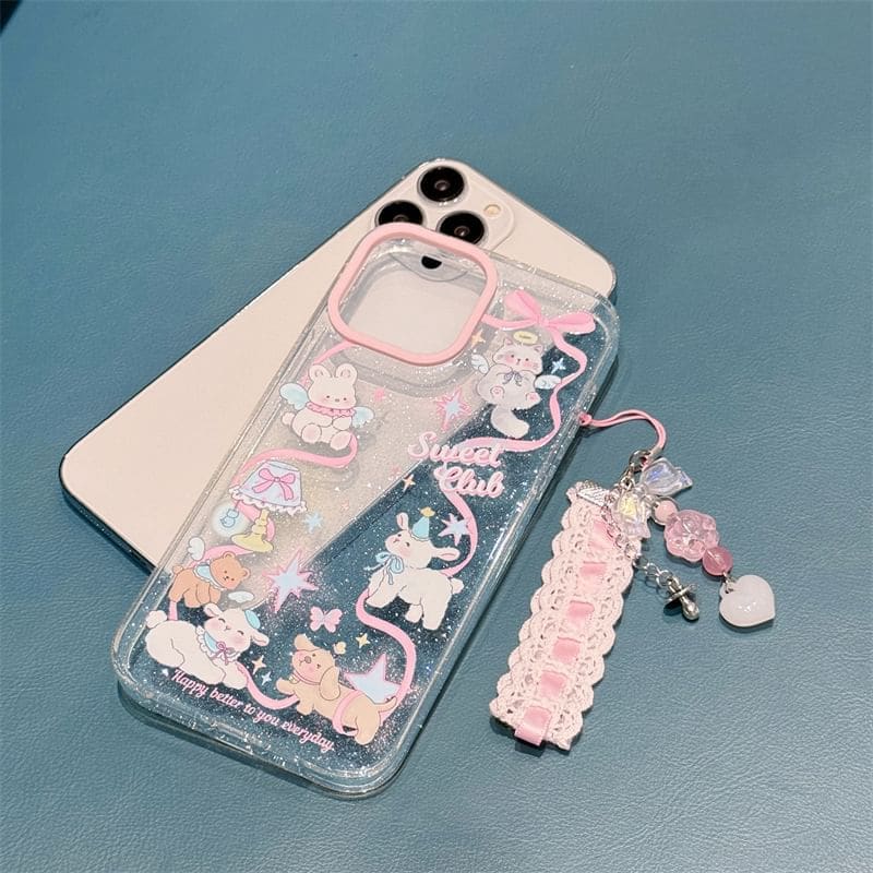 Animal Glitter Phone Case - iPhone 15 Pro Max / 15 Pro / 15