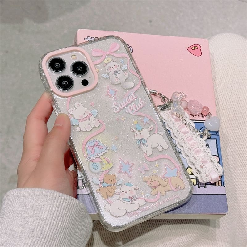 Animal Glitter Phone Case - iPhone 15 Pro Max / 15 Pro / 15