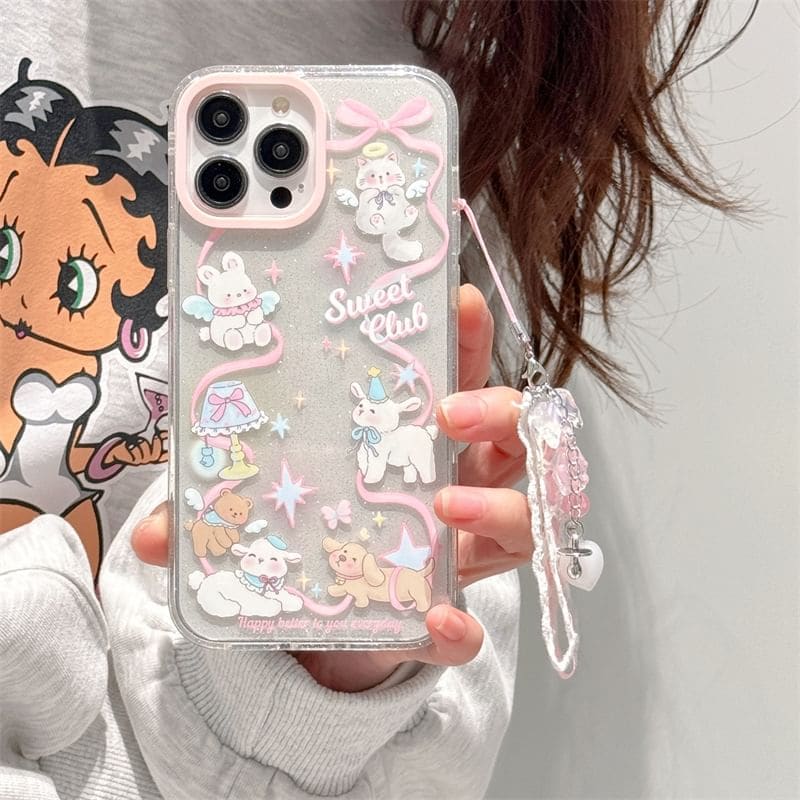 Animal Glitter Phone Case - iPhone 15 Pro Max / 15 Pro / 15