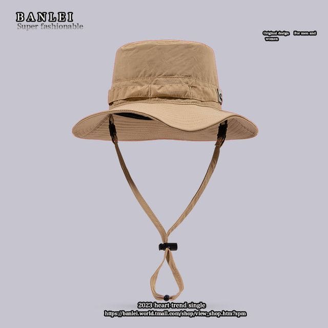 Applique Bucket Hat - Khaki / One Size