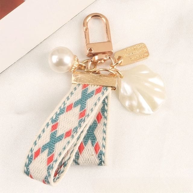 Argyle Strap Alloy Keyring (Various Designs) - Q810-5