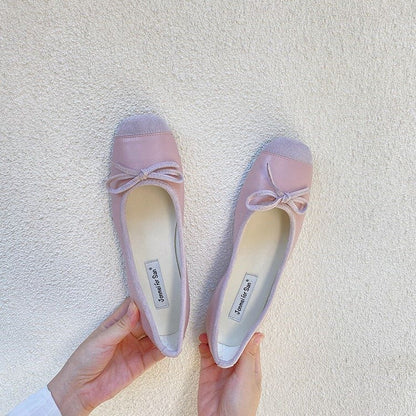 Ballet Comfortable Bow Flats - EU35 (US5.0) / Lavender