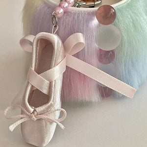 Ballet Dance Shoe Pendant - Pink