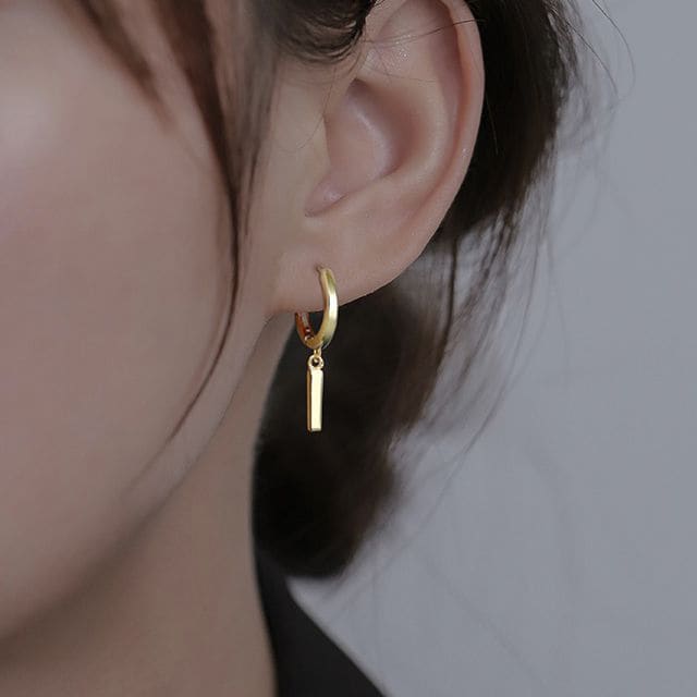 Bar Alloy Dangle Earring