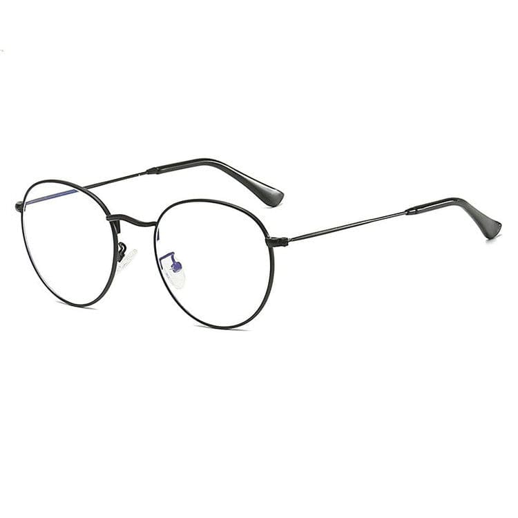 Basic Round Glasses - Black - Glasses