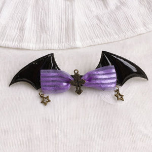 Batty Kitty Purple and Black Accessories ON1516 - Wing