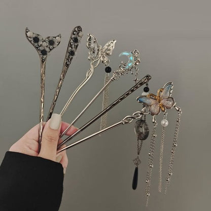 Beaded Alloy Hair Stick