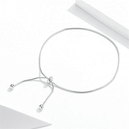 Beaded Anklet - Silver / One Size