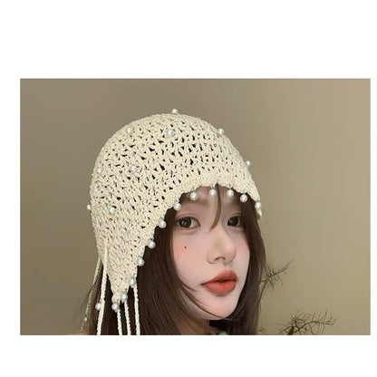 Beaded Crochet Hat