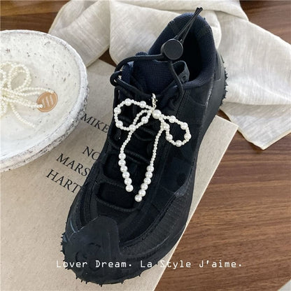 Beaded Ribbon Shoe Accessory