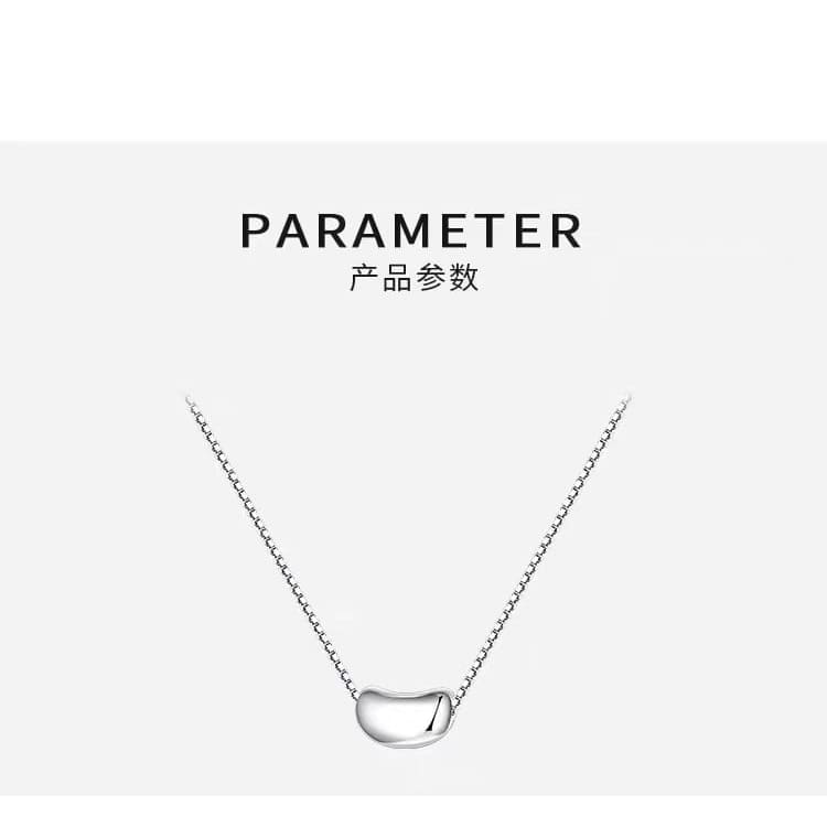 Bean Pendant Alloy Choker