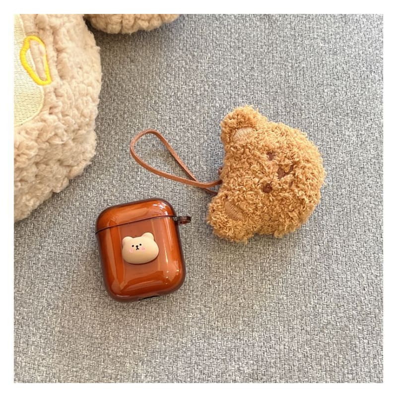 Bear Chenille AirPods / Pro Earphone Case Skin