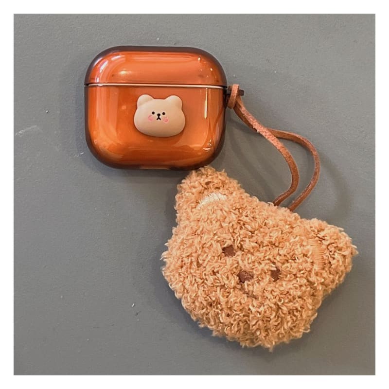 Bear Chenille AirPods / Pro Earphone Case Skin