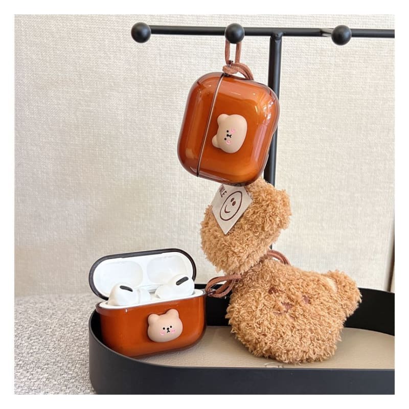 Bear Chenille AirPods / Pro Earphone Case Skin