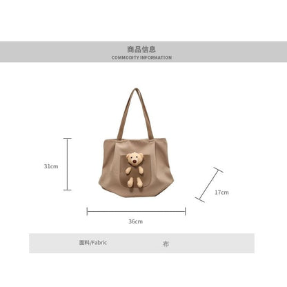 Bear Detail Tote Bag