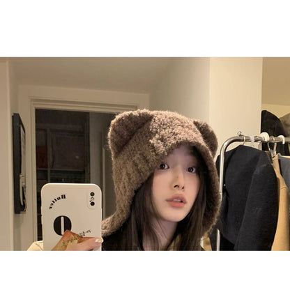 Bear Ear Knit Beanie