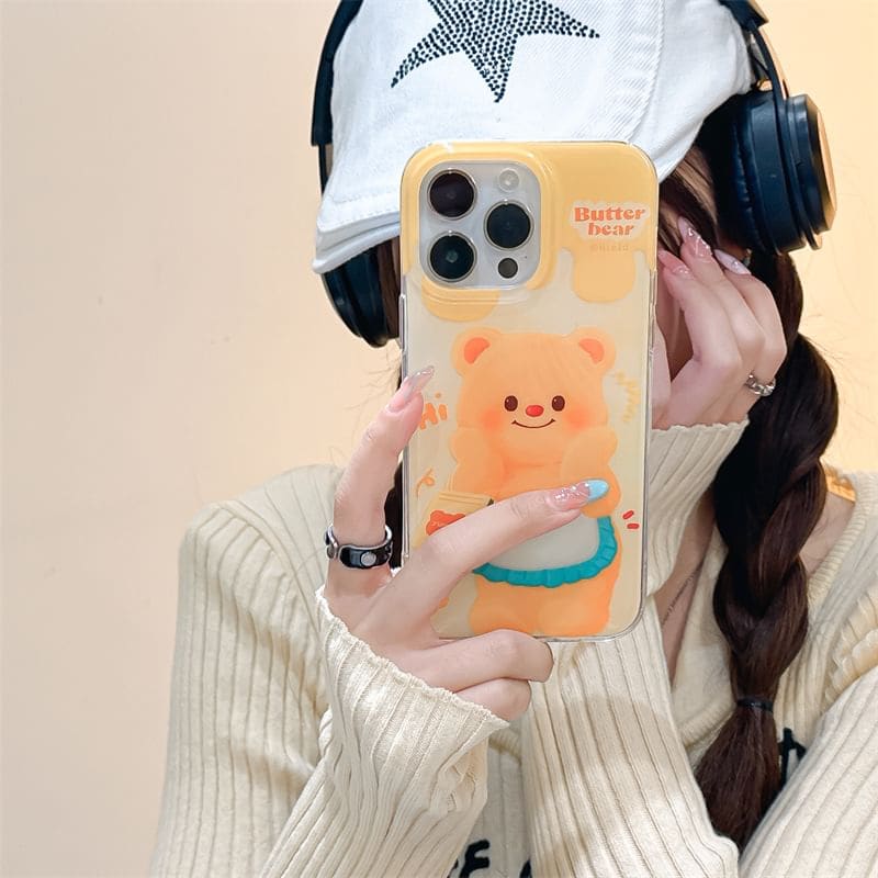 Bear Phone Case - iPhone 15 Pro Max / 15 Pro / 15 / 14 Pro