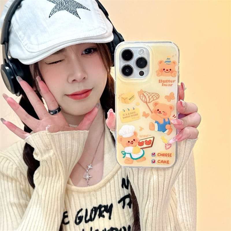 Bear Phone Case - iPhone 15 Pro Max / 15 Pro / 15 / 14 Pro