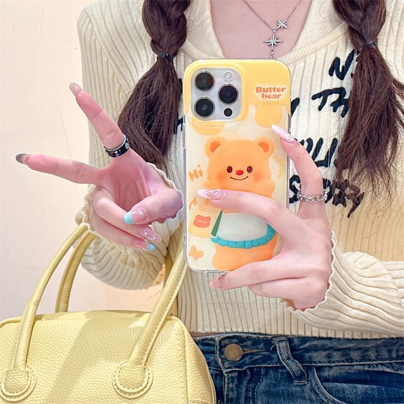 Bear Phone Case - iPhone 15 Pro Max / 15 Pro / 15 / 14 Pro