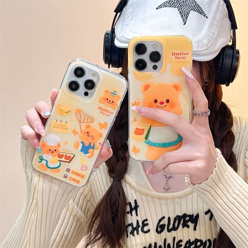 Bear Phone Case - iPhone 15 Pro Max / 15 Pro / 15 / 14 Pro