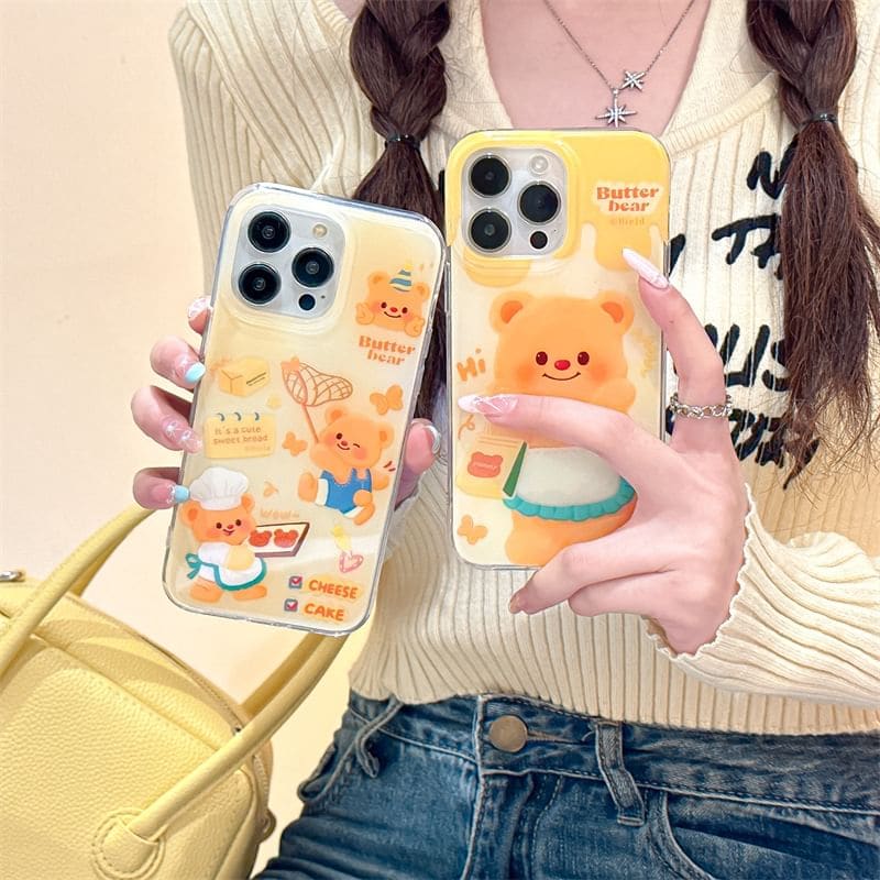 Bear Phone Case - iPhone 15 Pro Max / 15 Pro / 15 / 14 Pro