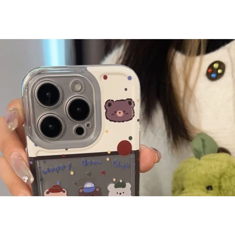 Bear Phone Case - iPhone 15 Pro Max / 15 Pro / 15 Plus / 15