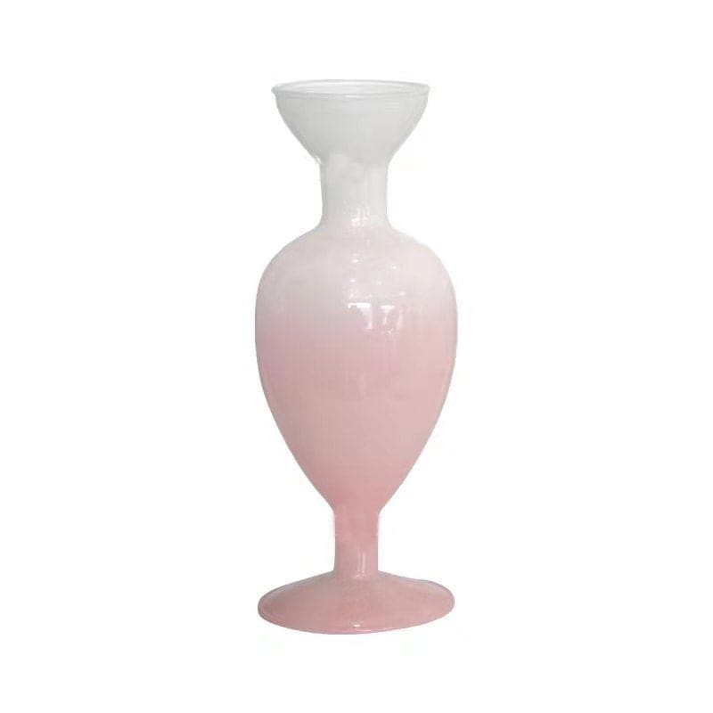 Beauty Pastel Glass Vase - Standart / Pink gradient