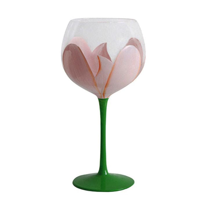 Beauty Tulip Flower Glass - Pink
