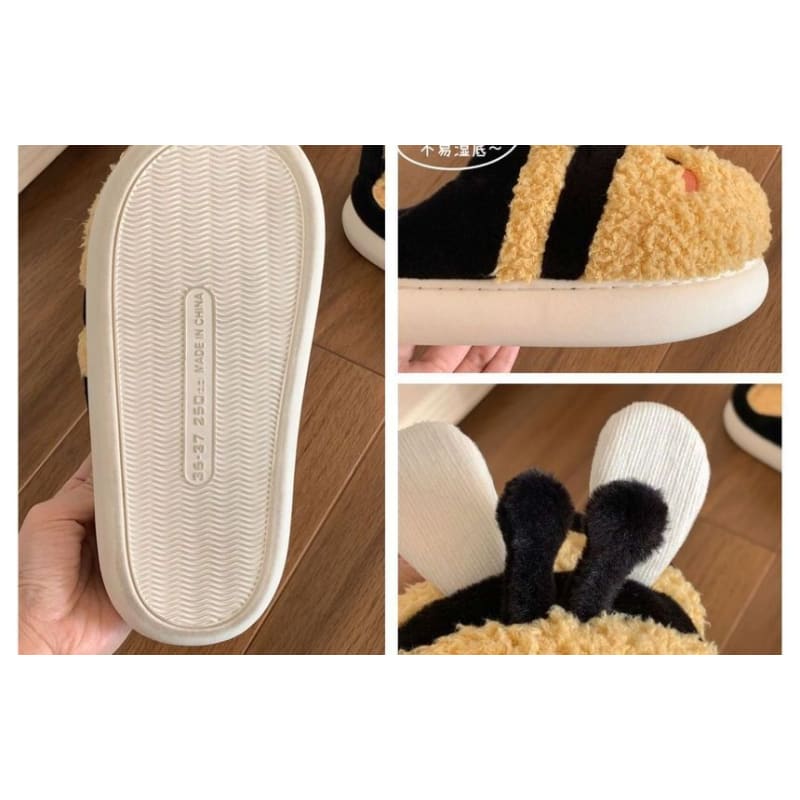 Bee Home Slippers