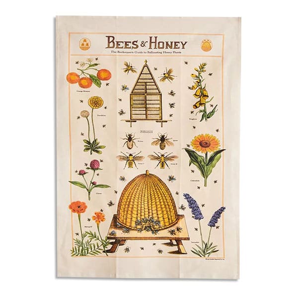 Bees Honey Wall Tapestry - Beige