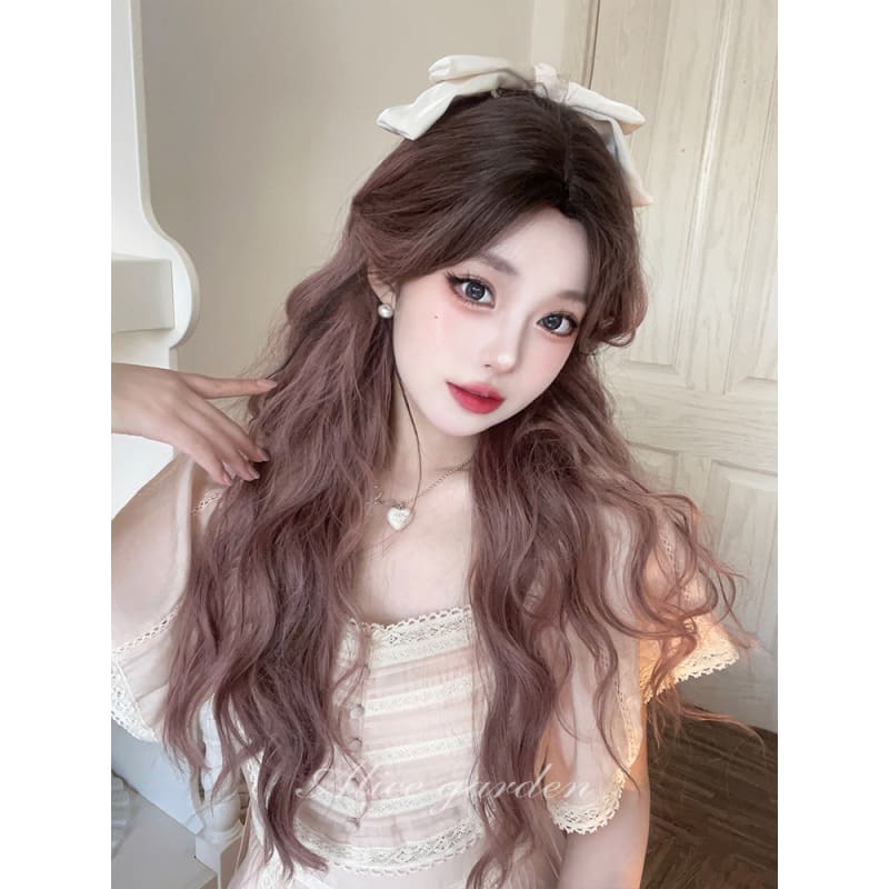 Belle Light Brown Curly Lolita Wig