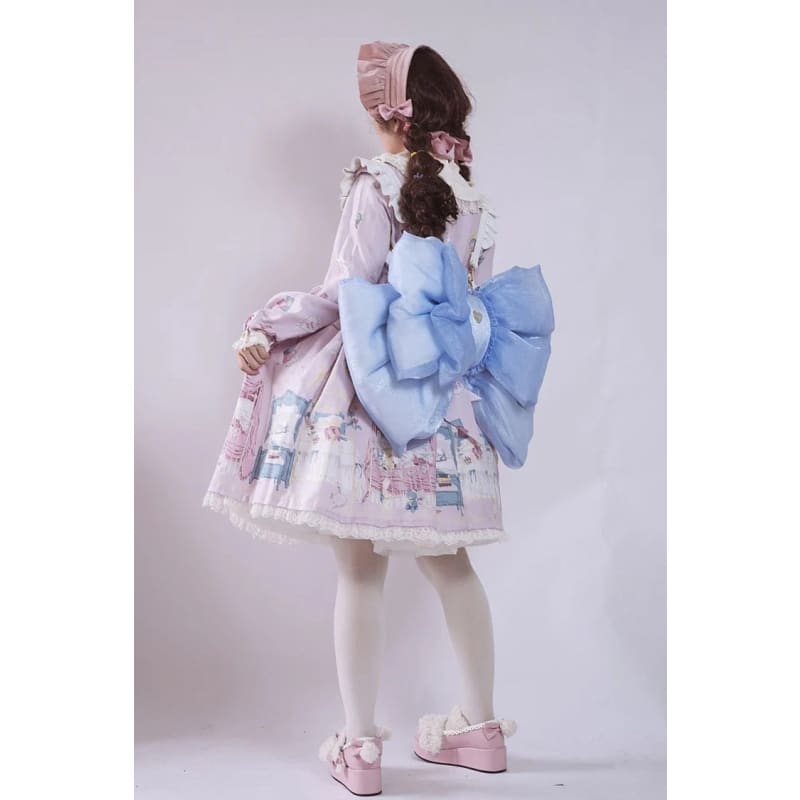 Big Blue Bowknot Lolita Backpack