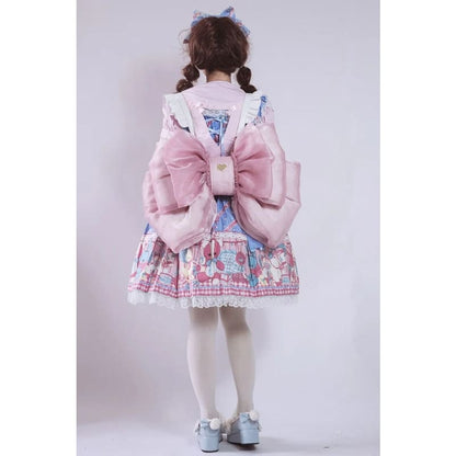 Big Pink Bowknot Lolita Backpack