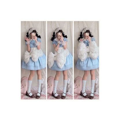 Big White Bowknot Lolita Backpack