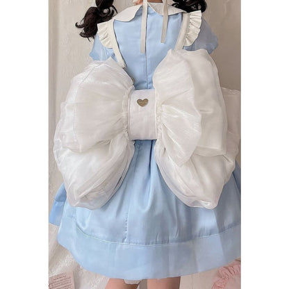 Big White Bowknot Lolita Backpack