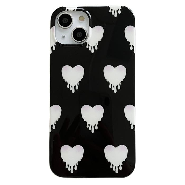 Black and White Heart iPhone Case - iPhone 7 / 1 - IPhone