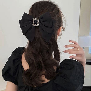 Black Beauty Hair Bow - Black - Other