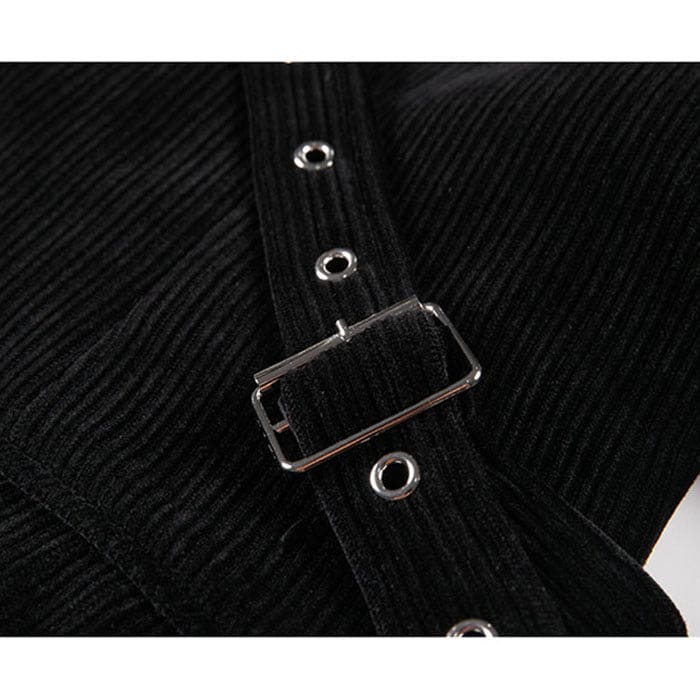 Black Bucket Cord Jacket - Jackets