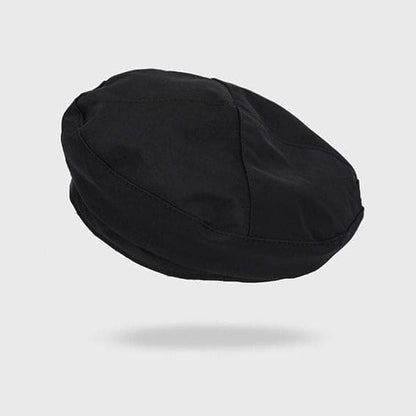 Black Heart Buckle Beret - Standart / Black - Hats